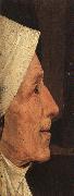 BOSCH, Hieronymus Head of a Woman oil